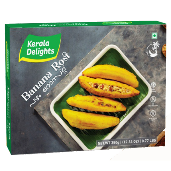 Kerala Delights Banana Rost 350g Frozen